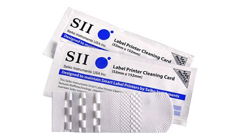 seiko smart label printer cleaning card slp-clncrd|Smart Label Printer Cleaning Card .